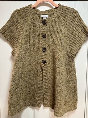Charter Club Button-Front Knit Cardigan Vest